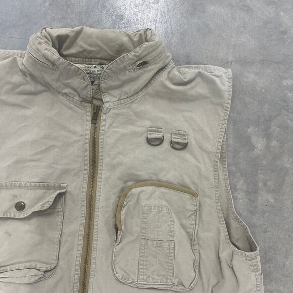 Banana Republic Mens Vest Medium Safari Photography Hunting Fishing Utility Mesh - Picture 2 of 6